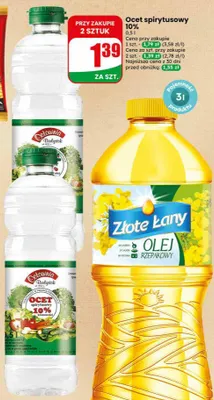 Ocet spirytusowy 10% Octownia Białystok promocja w Dino