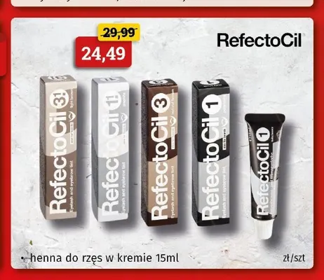Henna do rzęs w kremie RefectoCil promocja w Drogeria Kosmyk