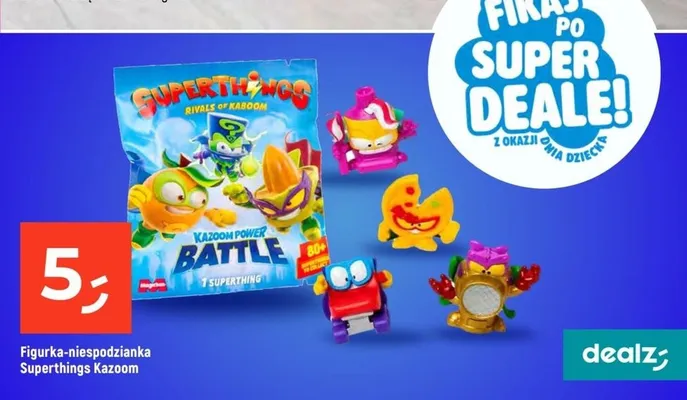 Figurka-niespodzianka Superthings Kazoom promocja w Dealz