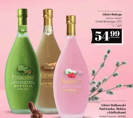 Likier Śmietanka, Mokka z kieliszkami, zestaw promocja w POLOmarket