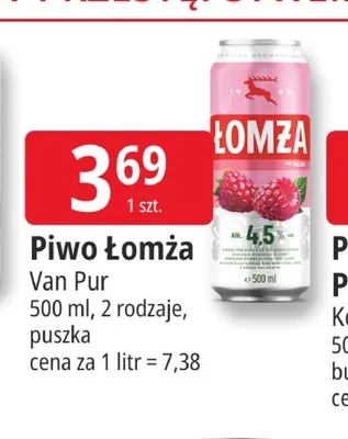 Piwo Łomża promocja w Leclerc