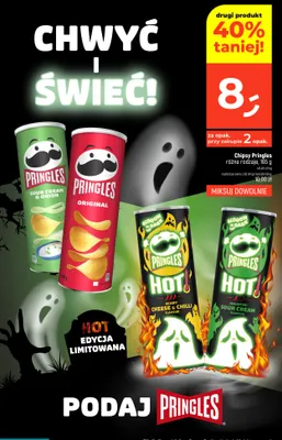 Chipsy Pringles Hot Scary Cheese & Chilli promocja w Dealz