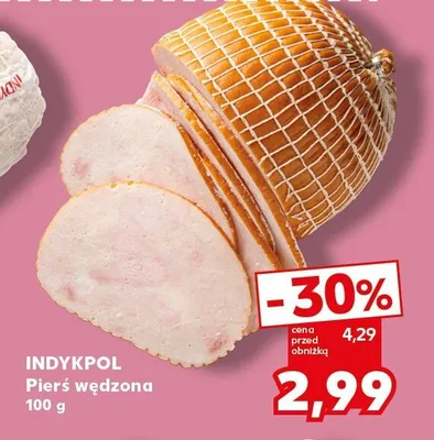 Pierś wędzona Indykpol promocja w Kaufland