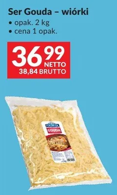 Ser Gouda wiórki Polmlek promocja w Makro