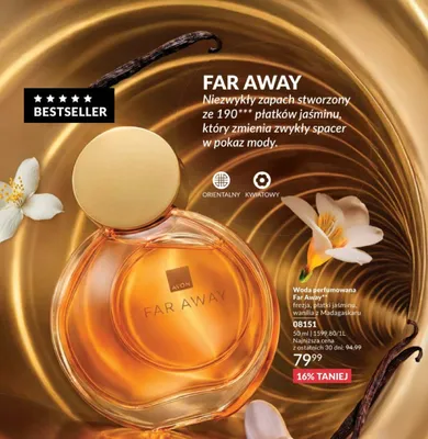 Woda perfumowana Avon Far Away promocja w AVON