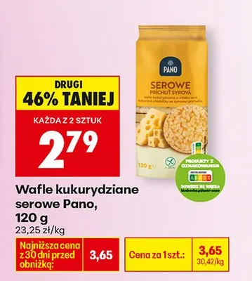 Wafle kukurydziane serowe promocja w Biedronka