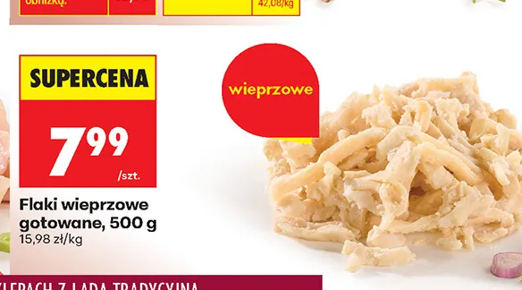 Flaki wieprzowe gotowane promocja w Biedronka