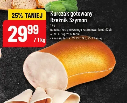 Kurczak gotowany Rzeźnik Szymon promocja w POLOmarket