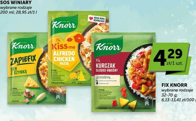 Fix Kurczak słodko-kwaśny Knorr promocja w Euro Sklep
