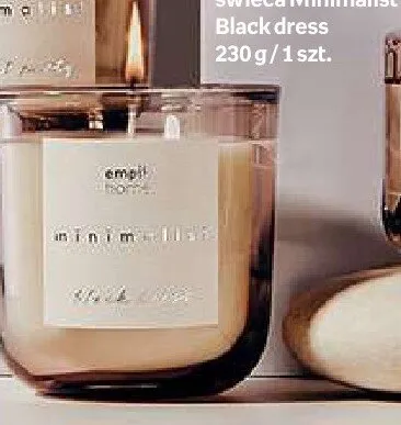 Świeca Minimalist Black dress empik home promocja w Empik