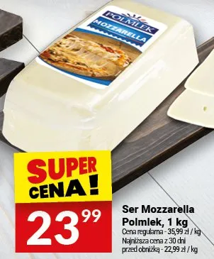 Ser Mozzarella Polmlek promocja w Twój Market