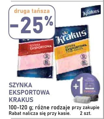 Szynka eksportowa Krakus promocja w Stokrotka