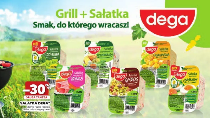 Sałatka warzywna domowa Dega promocja w Stokrotka