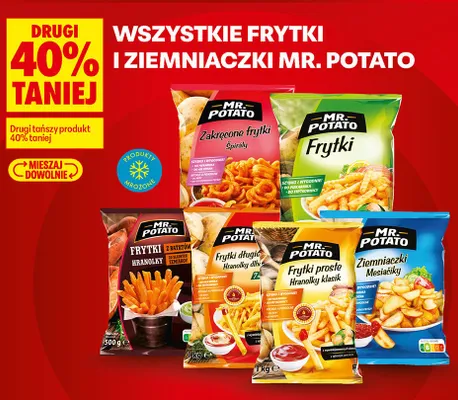 Frytki z batatów Mr. Potato promocja w Biedronka