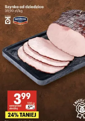 Szynka od dziedzica promocja w Delikatesy Centrum