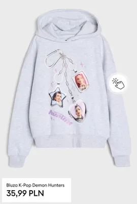 Bluza K-Pop Demon Hunters promocja w Sinsay