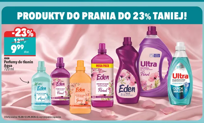 Perfumy do tkanin Eden Juicy promocja w Biedronka Home