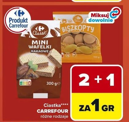 Biszkopty Carrefour promocja w Carrefour