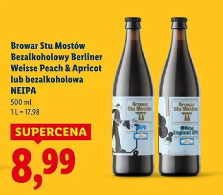 Piwo kraftowe bezalkoholowa NEIPA promocja w Lidl
