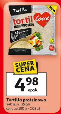 Tortilla proteinowa promocja w Auchan