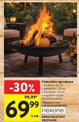 Palenisko ogrodowe promocja w Intermarche