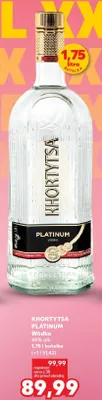Wódka Platinum 40% alk. promocja w Kaufland
