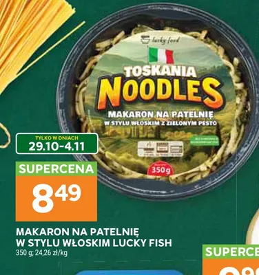 Makaron na patelnię w stylu włoskim Lucky Fish promocja w Stokrotka