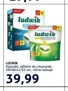 Tabletki do zmywarek Ludwik promocja w Blue Stop