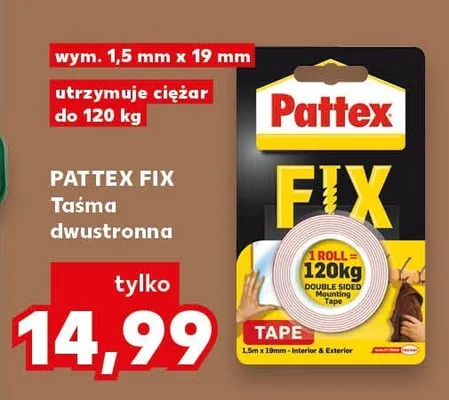 Taśma dwustronna promocja w Kaufland