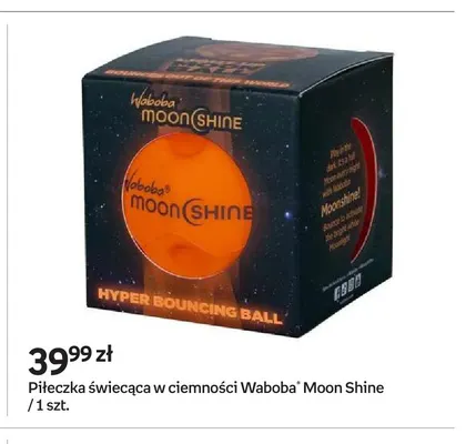 Piłeczka świecąca w ciemności Waboba Moon Shine promocja w Empik