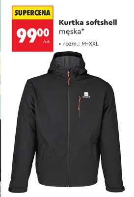 Kurtka softshell męska Campus promocja w Biedronka