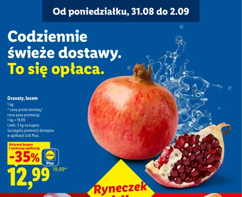 Granaty luzem promocja w Lidl