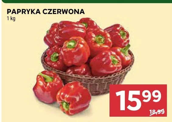 Papryka czerwona promocja w Stokrotka