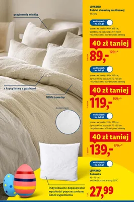 Poduszka promocja w Lidl