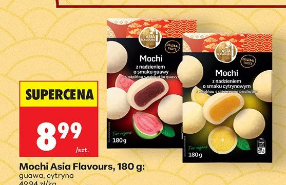 Mochi Asia Flavours z nadzieniem o smaku guawy promocja w Biedronka