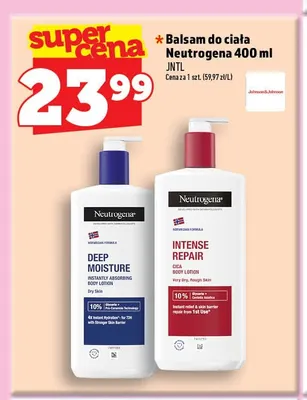 Balsam do ciała Neutrogena Intense Repair promocja w TOPAZ