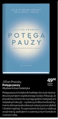 Książka Potęga pauzy Jillian Pransky oprawa miękka promocja w Empik
