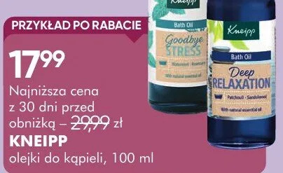Olejki do kąpieli KNEIPP olejki do kąpieli promocja w Makro
