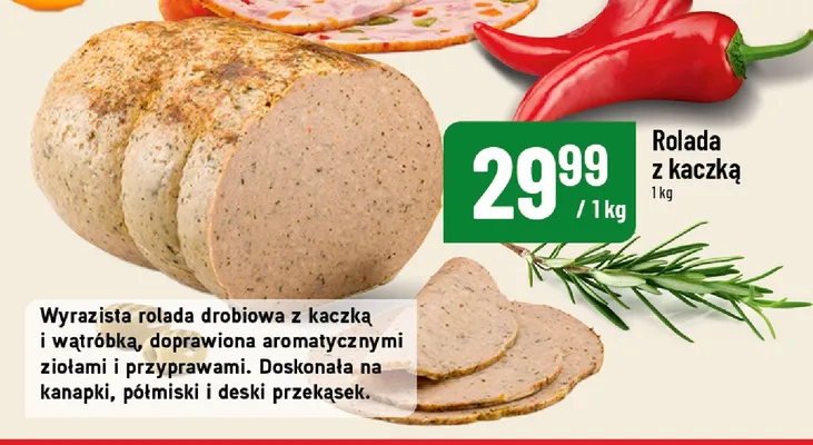 Rolada z kaczką promocja w POLOmarket