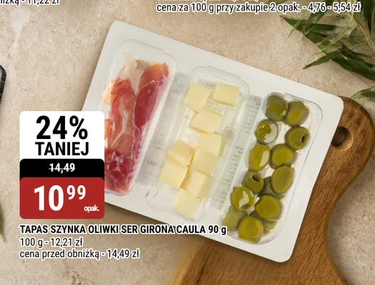 Tapas szynka oliwki ser Girona Caula promocja w bi1