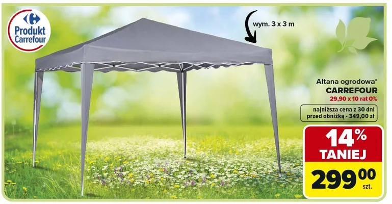 Altana ogrodowa Carrefour promocja w Carrefour