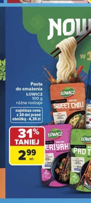 Pasta do smażenia Łowicz Sweet Chili promocja w Carrefour
