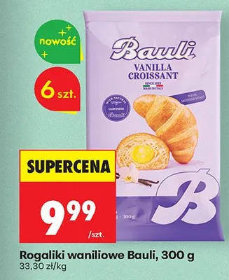 Rogaliki waniliowe vanilla croissant promocja w Biedronka