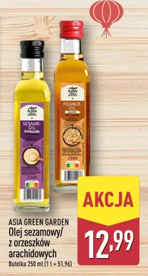 Olej z orzeszków arachidowych Asia Green Garden promocja w Aldi