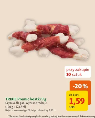 Gryzaki dla psa Trixie Premio kostki promocja w MAXI ZOO