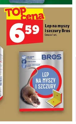 Lep na myszy i szczury Bros promocja w TOPAZ