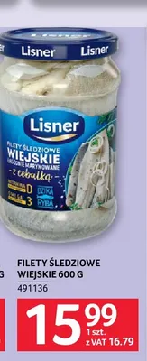 Filety śledziowe wiejskie Lisner promocja w Selgros