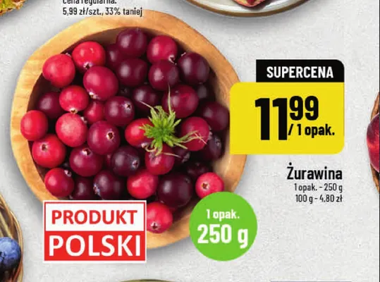 Żurawina polska promocja w POLOmarket