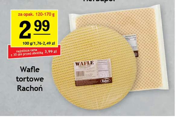 Wafle tortowe Rachoń promocja w Gram Market