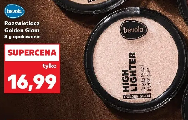 Rozświetlacz Golden Glam bevola promocja w Kaufland